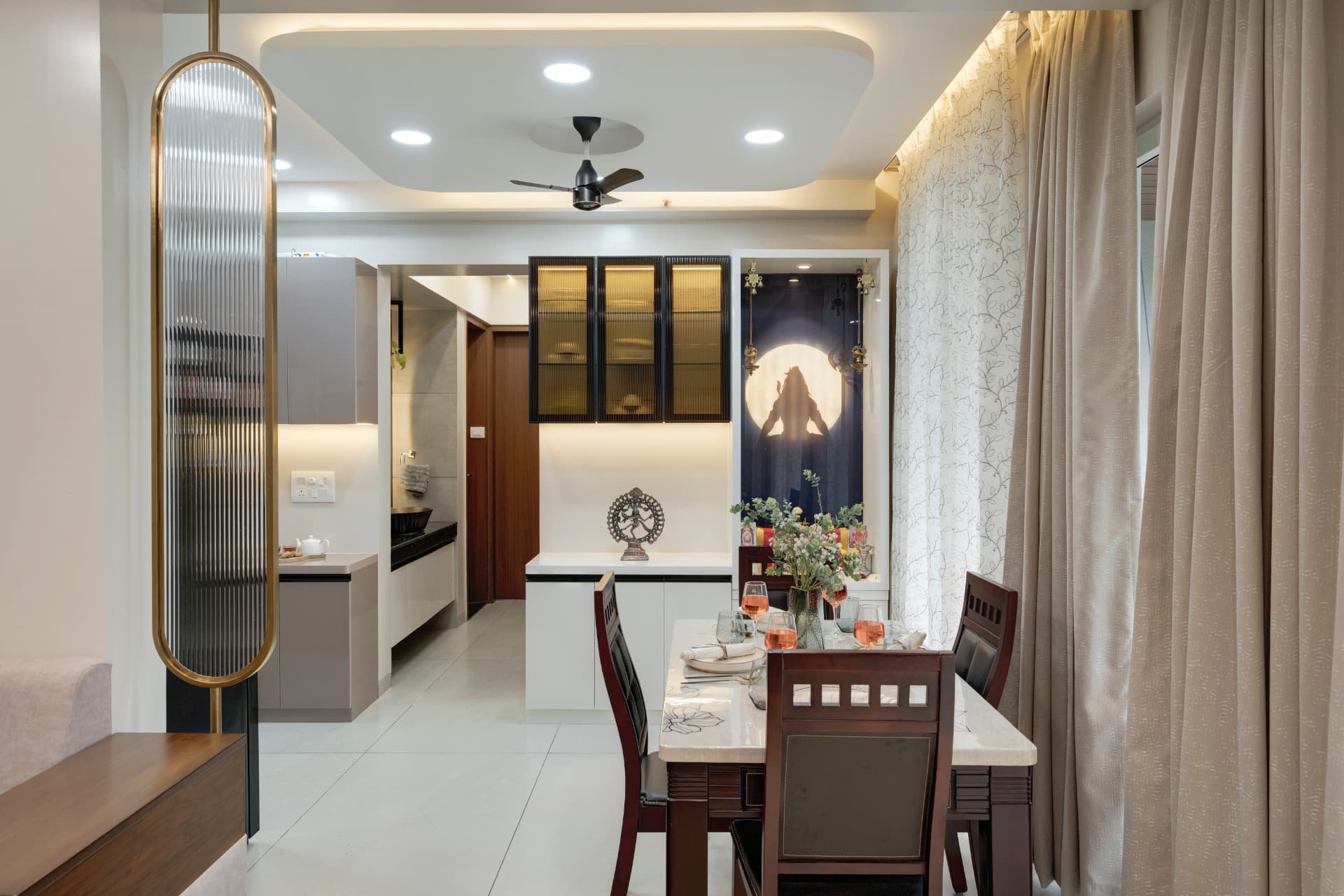 Dining room at Dodke Palazzo by Viona Interiors